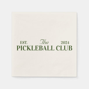 Party zum Thema Pickleball Serviette