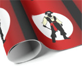 Party zum Thema Piraten | Silhouette Geschenkpapier (Rolleneckpunkt)