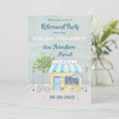 Party zum Thema "Reisen" Einladung (Stehend Vorderseite)