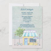 Party zum Thema "Reisen" Einladung (Rückseite)