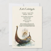 Party zum Thema "Reisen" Einladung (Rückseite)