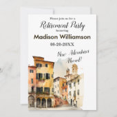 Party zum Thema "Reisen" Einladung (Vorderseite)