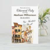 Party zum Thema "Reisen" Einladung (Stehend Vorderseite)