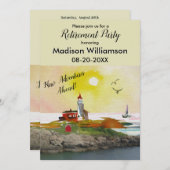 Party zum Thema "Reisen" Einladung (Vorne/Hinten)