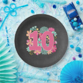 Party zum zehnten Geburtstag Pappteller (Party)