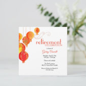 Party zum Zurückhalten von Papierlängen Einladung (Stehend Vorderseite)