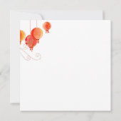 Party zum Zurückhalten von Papierlängen Einladung (Rückseite)