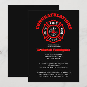 Party zur Ankündigung des Abschlusses für Feuerweh