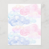 Party zur Aufdeckung des Geschlechts von Haushalte (Rückseite)