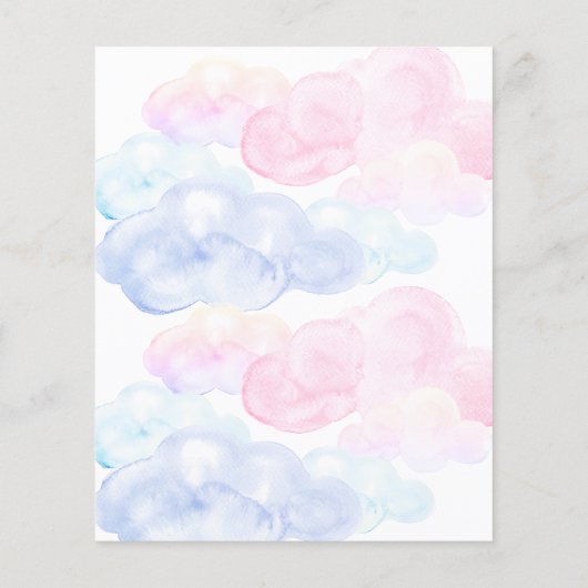 Party zur Aufdeckung des Geschlechts von Haushalte (Rückseite)