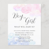 Party zur Aufdeckung des Geschlechts von Haushalte (Vorderseite)