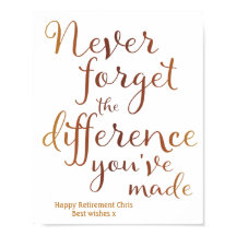 Party zur Aufwertung des Ruhestands Print Sign