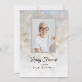 Party zur Beerdigung der Blütenblüte Einladung (Vorderseite)