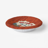 Party zur Begrüßung von niedlichen Hühnerhühnern Pappteller (Gewinkelt)