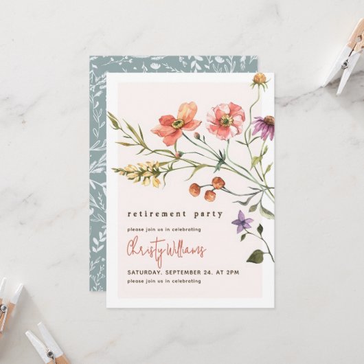 Party zur Einladung von Ruhestätten, Sommerresiden (Vorderseite/Rückseite Beispiel)