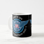 Party zur Eröffnung 2025 Kaffeetasse (Vorderseite Links)