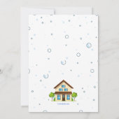 Party zur Erwärmung im Haus Einladung (Rückseite)