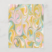 Party zur Graduierung von Budget Pastel Marble (Rückseite)