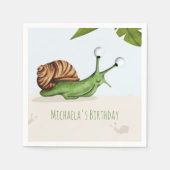 Party zur Illustration der niedlichen Frühjahrsnac Serviette (Vorderseite)