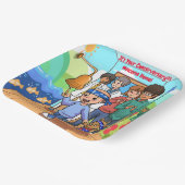 Party zur Krebsvorsorge Pappteller (Gewinkelt)