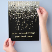 Party zur Musikveranstaltung Flyer (Hand)
