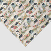 Party zur niedlichen Hütte Seidenpapier (Ausschnitt)