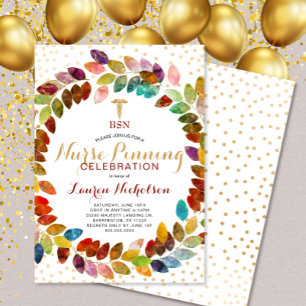 Party zur Pflege von Wasserfarben Einladung