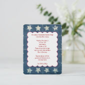 Party zur Wahl der patriotischen Flagge Einladung (Stehend Vorderseite)