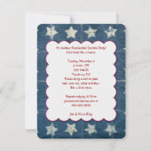 Party zur Wahl der patriotischen Flagge Einladung (Vorderseite)