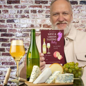 Party zur Weinverkostung und Käseverkostung Einladung