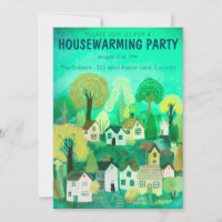 Party zur Wohnungsaufwärmung Zeichnend Niedliches