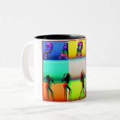 Party Zweifarbige Tasse (Vorderseite Links)