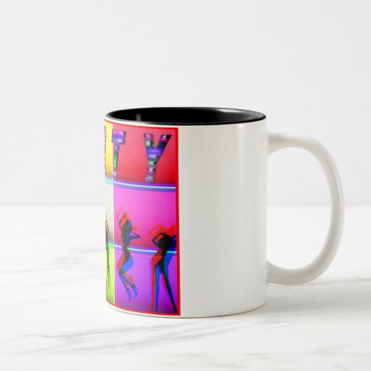 Party Zweifarbige Tasse (Rechts)