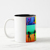 Party Zweifarbige Tasse (Links)