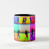 Party Zweifarbige Tasse (Mittel)