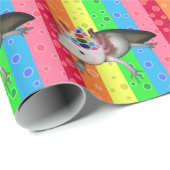 Partyaxolotl-Verpackungs-Papier Geschenkpapier (Rolleneckpunkt)