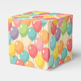 Partybälle in verschiedenen Farben Geschenkschachtel