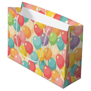 Partybälle in verschiedenen Farben Große Geschenktüte