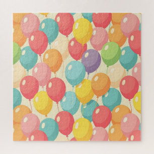 Partybälle in verschiedenen Farben Puzzle