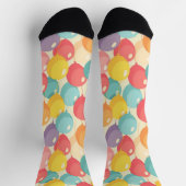 Partybälle in verschiedenen Farben Socken (Oben)