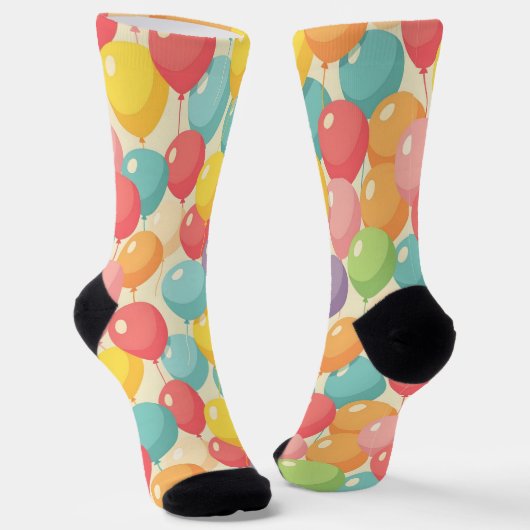 Partybälle in verschiedenen Farben Socken (Gewinkelt)