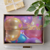Partyballon-Freude Seidenpapier (Geschenk)