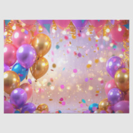Partyballon-Freude Seidenpapier