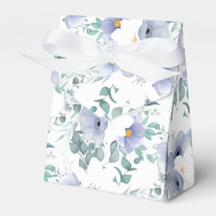 Partybegünstigungsbox - Blaue Blumen Begünstigungs Geschenkschachtel