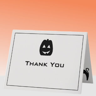Partybekannter oder Date Halloween Danksagungskart Dankeskarte