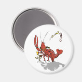 Partydad Crawfish Magnet (Vorderseite/Rückseite)