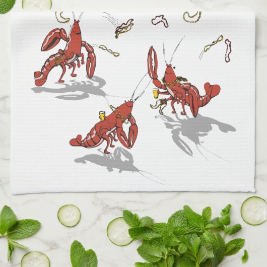 Partydads Crawfiish Handtuch (Gefaltet)