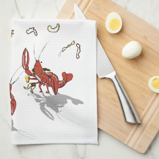 Partydads Crawfiish Handtuch (Viertel Falte)