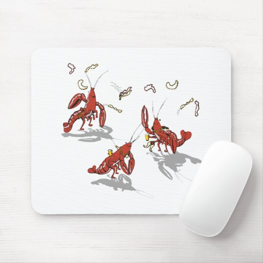 Partydads Crawfiish Mousepad (Mit Mouse)