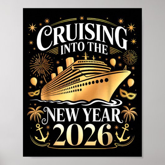Partygeschenke für Silvester 2026 Fami Poster (Vorne)